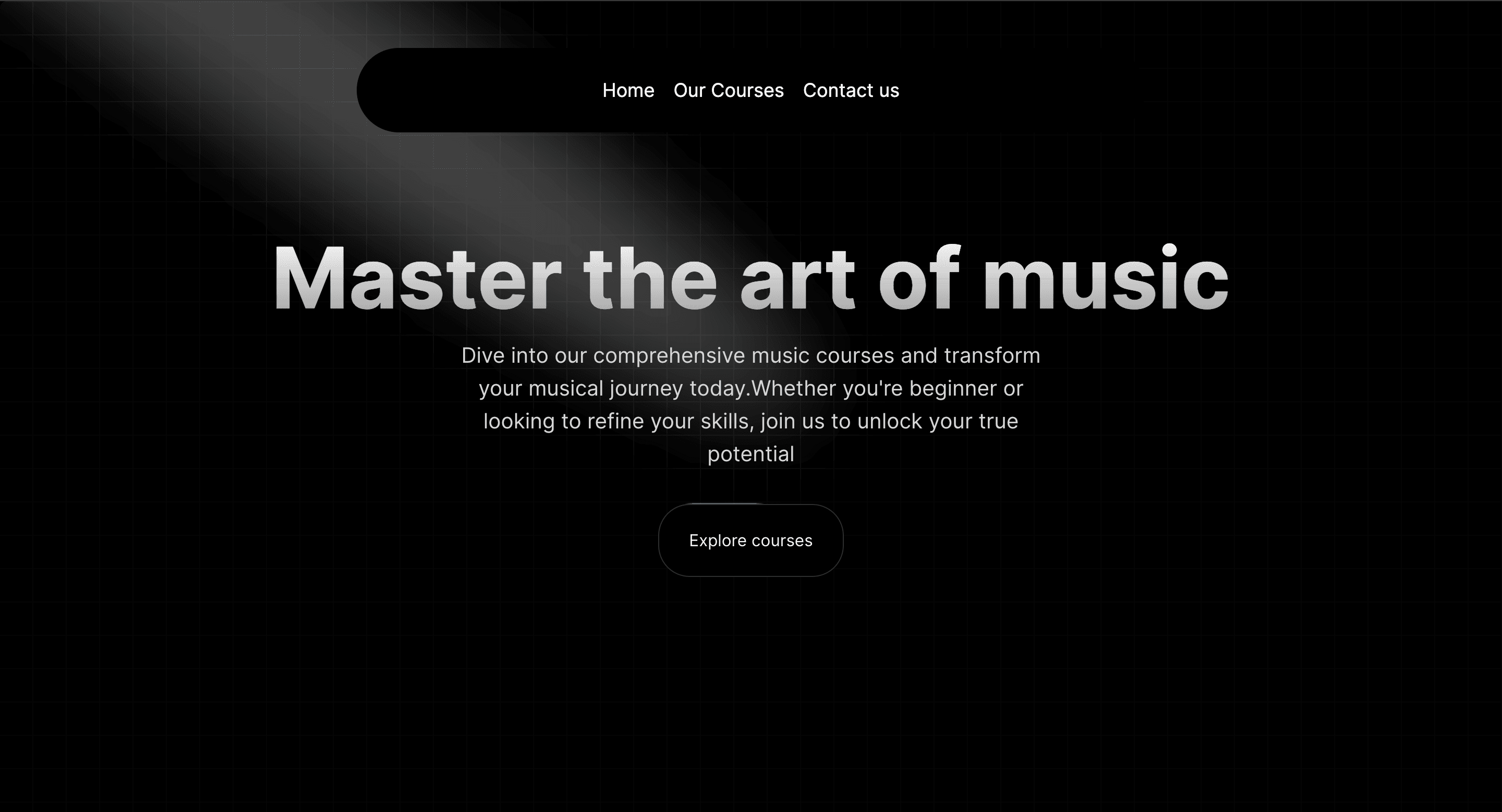 Music Academy Website