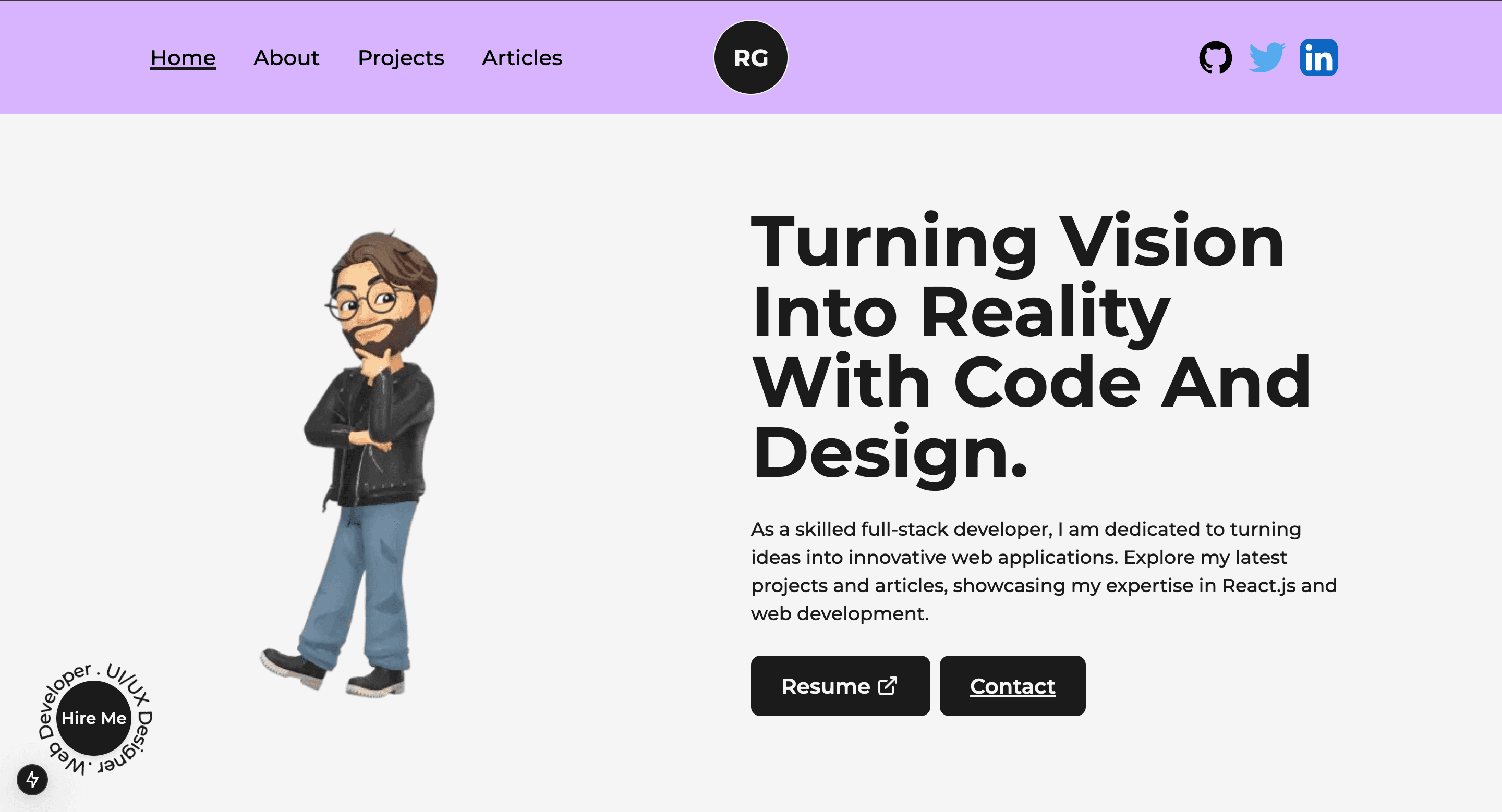 NextJs Portfolio Website